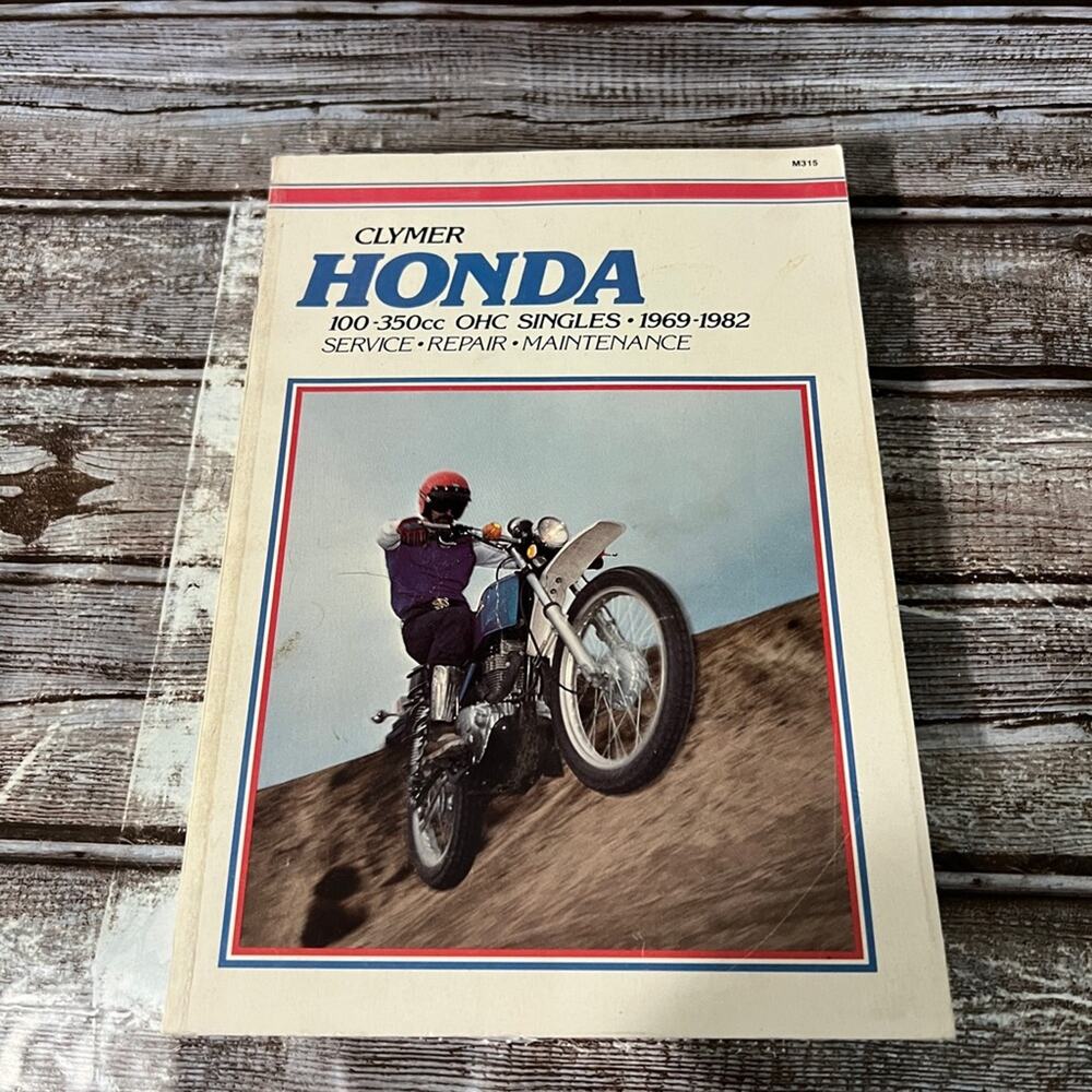 Clymer Honda 100-350 CC OHC Singles 1969-1982 service repair maintenance book